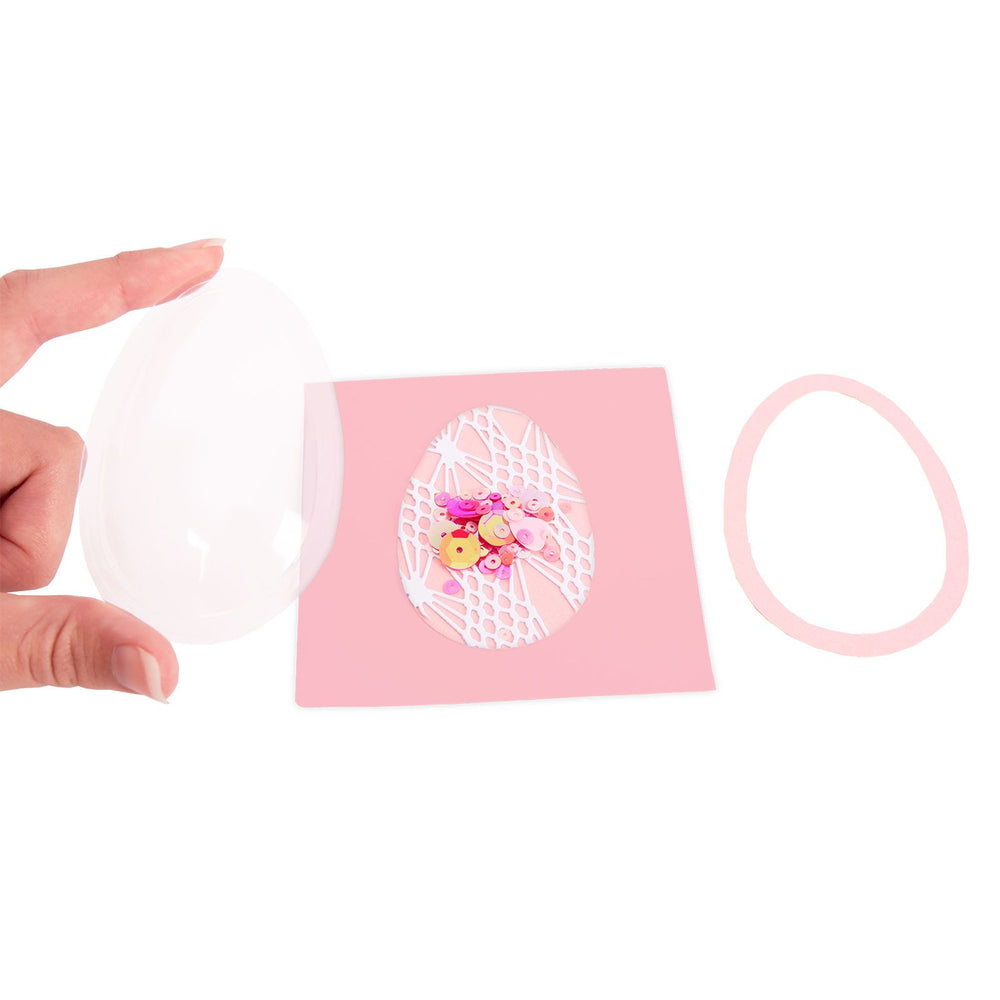 Sizzix • making essential shaker domes egg balloon 5,08x7,62cm 6pieces