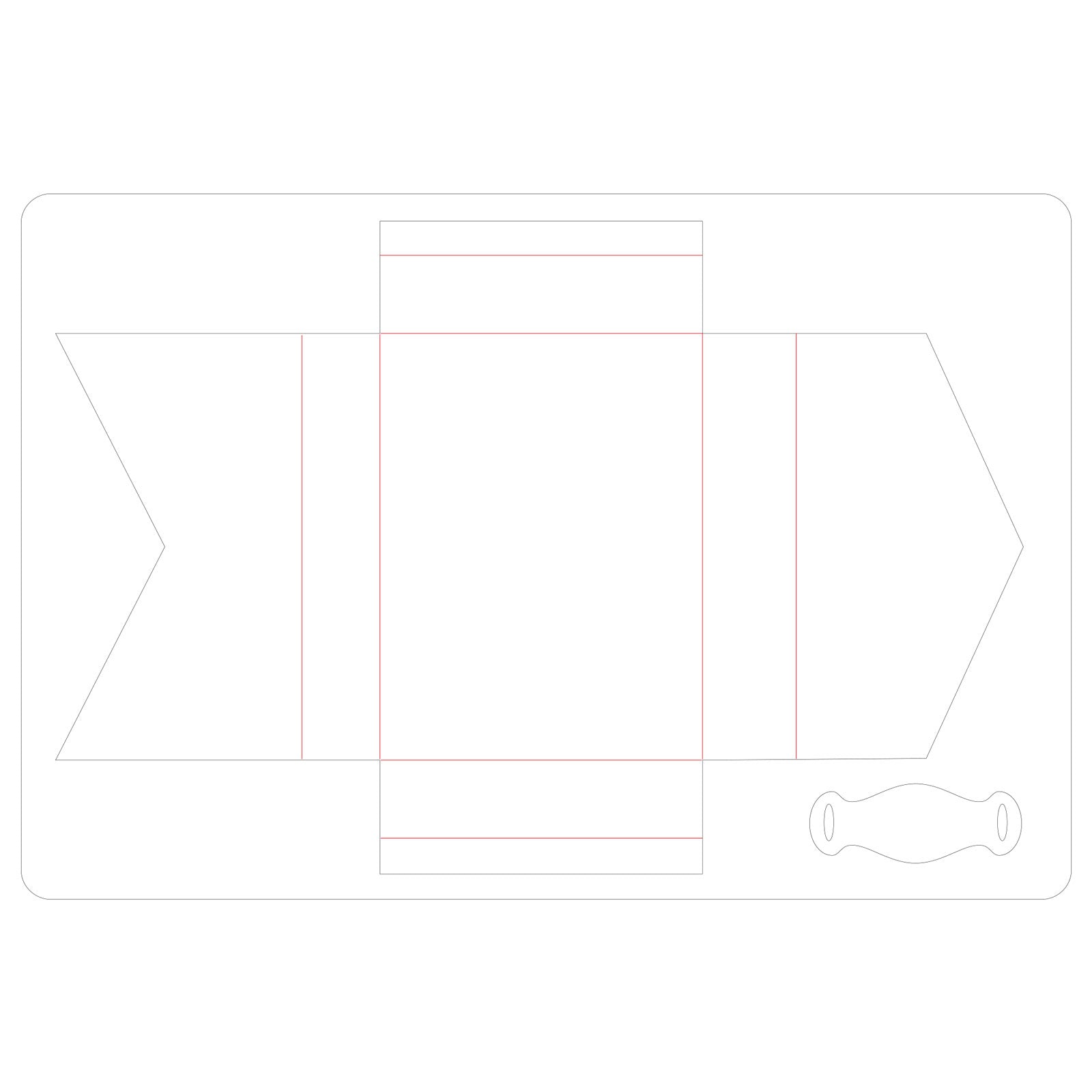 Sizzix • scoreboards l die tiny book case