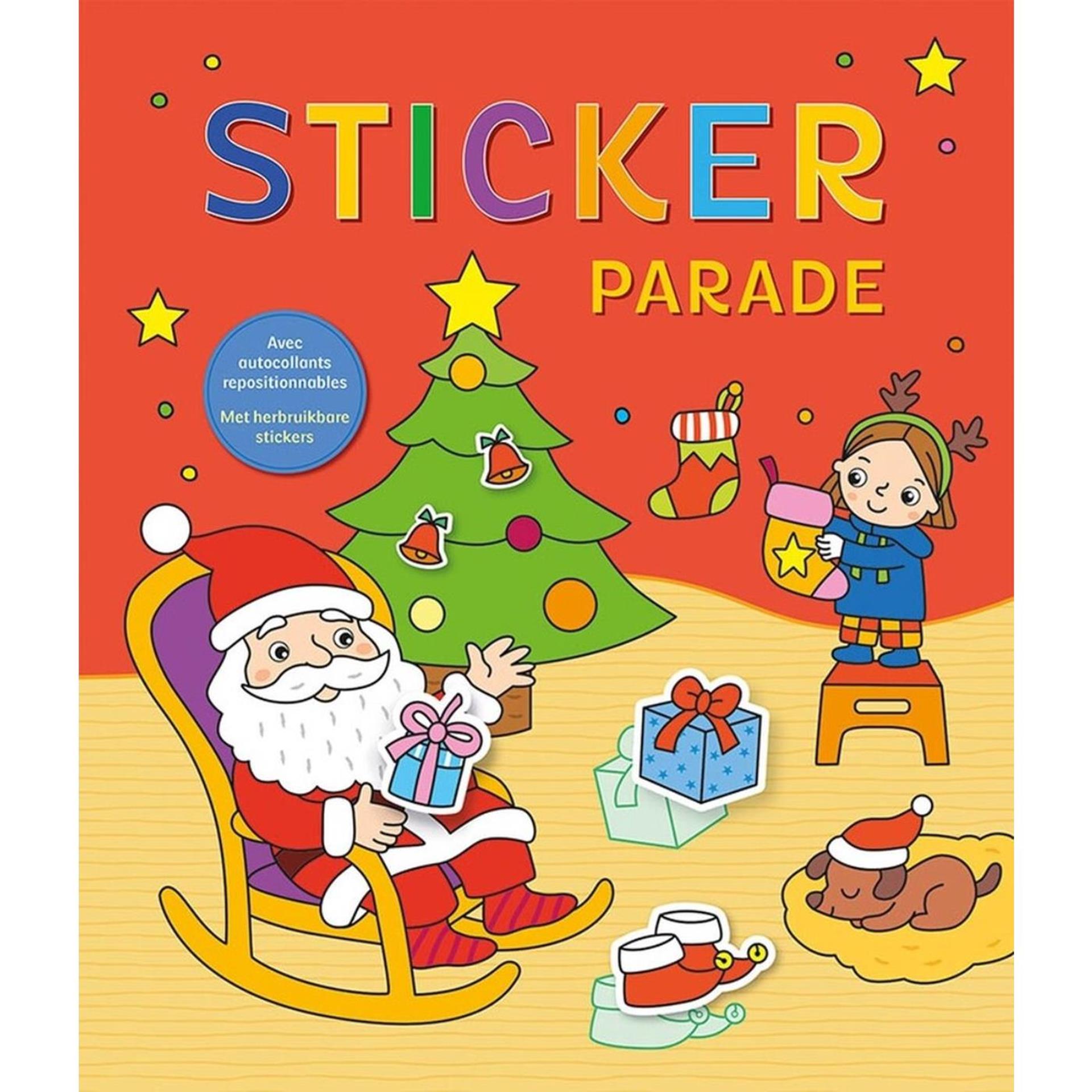 Deltas kerstman stickerboek parade