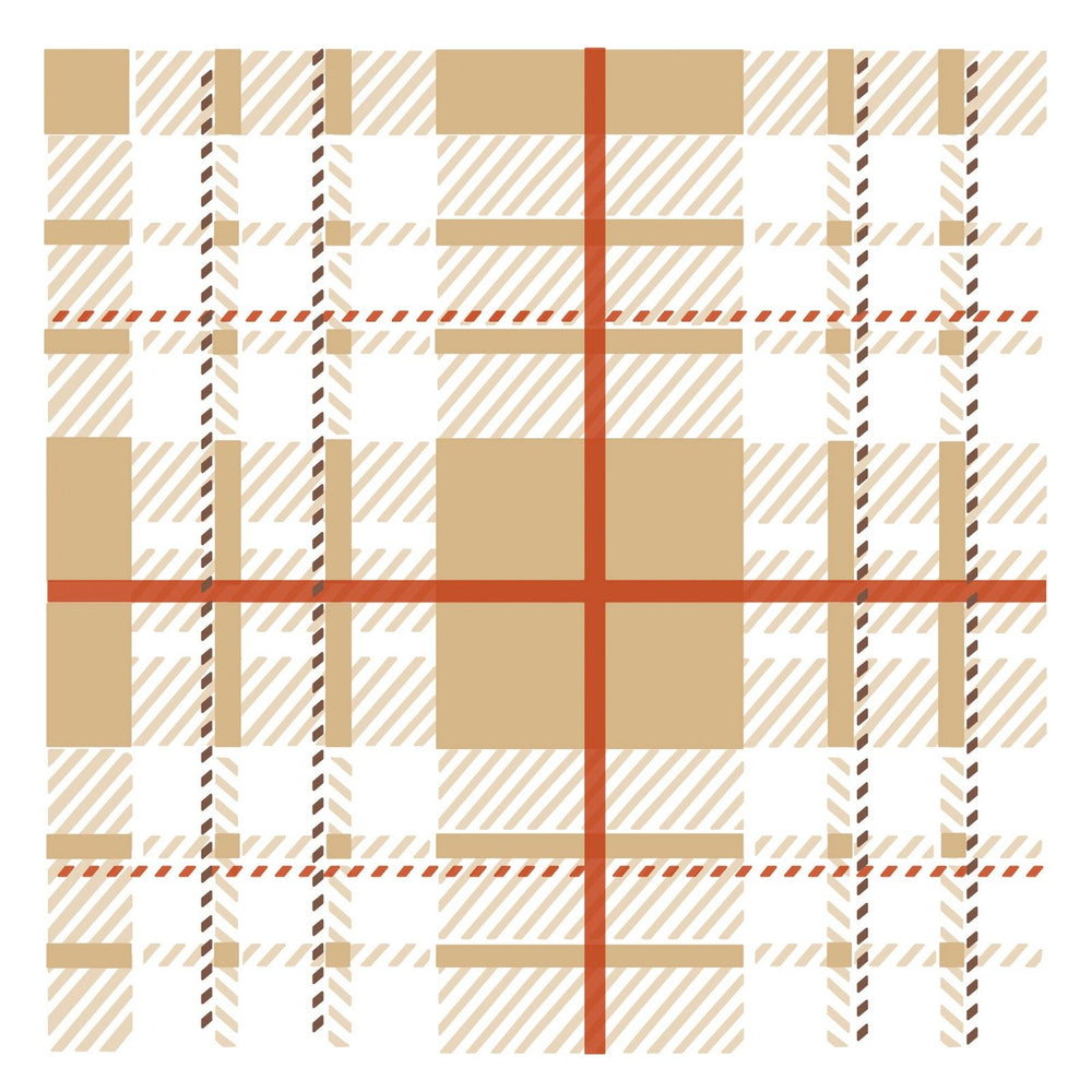 Sizzix • layered stencils tartan 4stuks