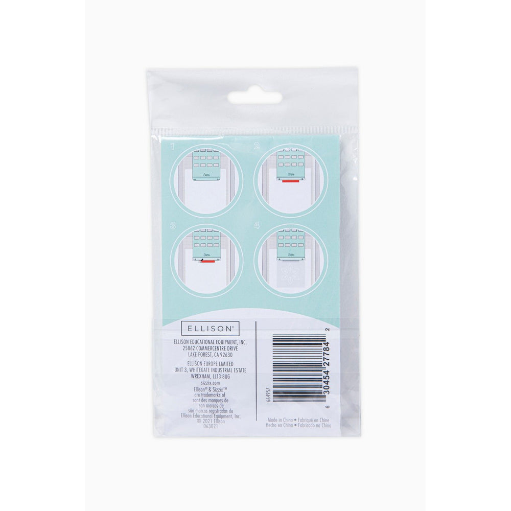 Sizzix • stencil stamp tool accessory universal stencil converters 10stuks