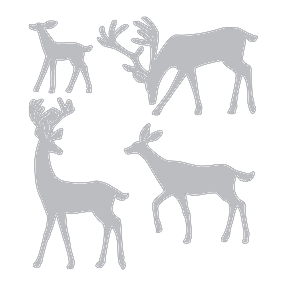 Sizzix • tim holtz thinlits die set darling deer 4pcs