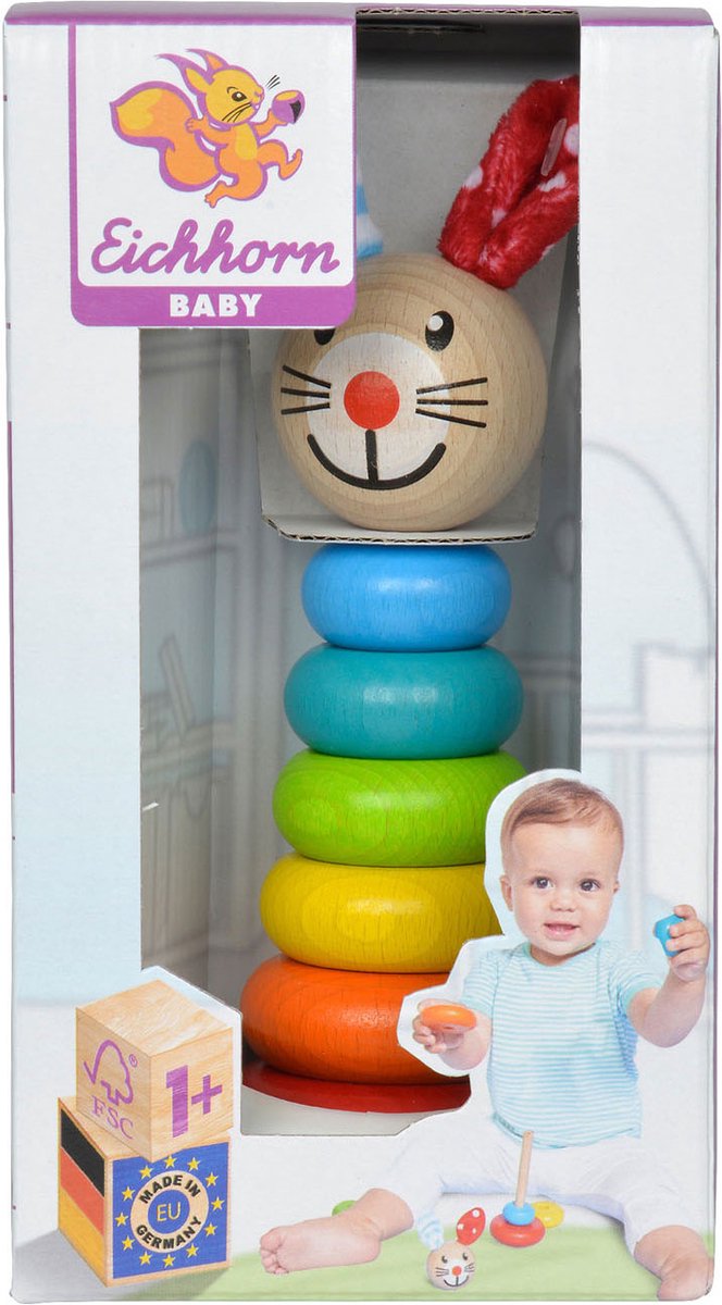 Eichhorn heros baby, steckfigur maus