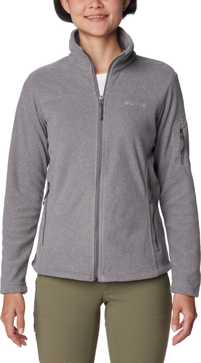 Columbia fast trek™ ii jacket fleece vest - fleecevest voor dames - outdoorvest - grijs - maat xl
