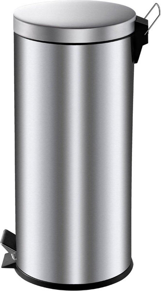 V-part - pedaalemmer 30 liter - stainless steel - rvs - prullenbak