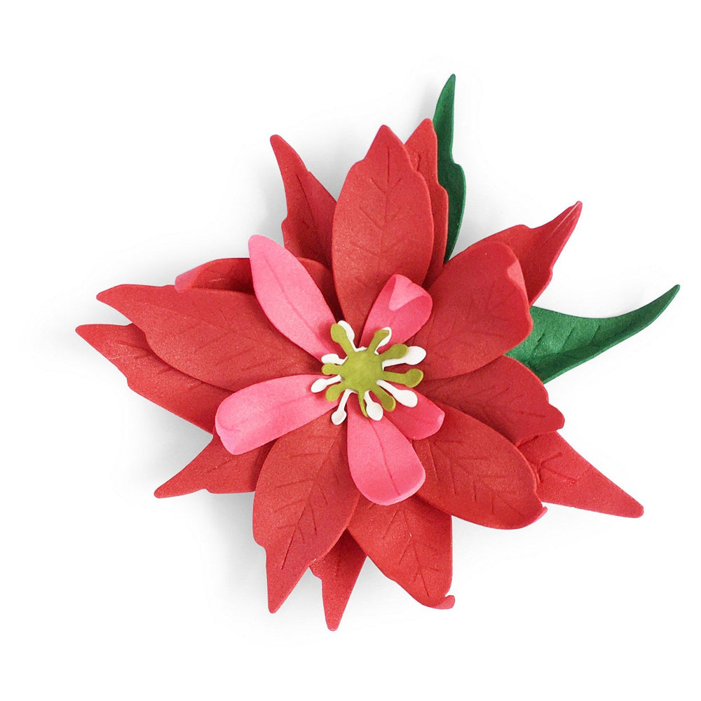 Sizzix • thinlits die set poinsettia flower 7pcs