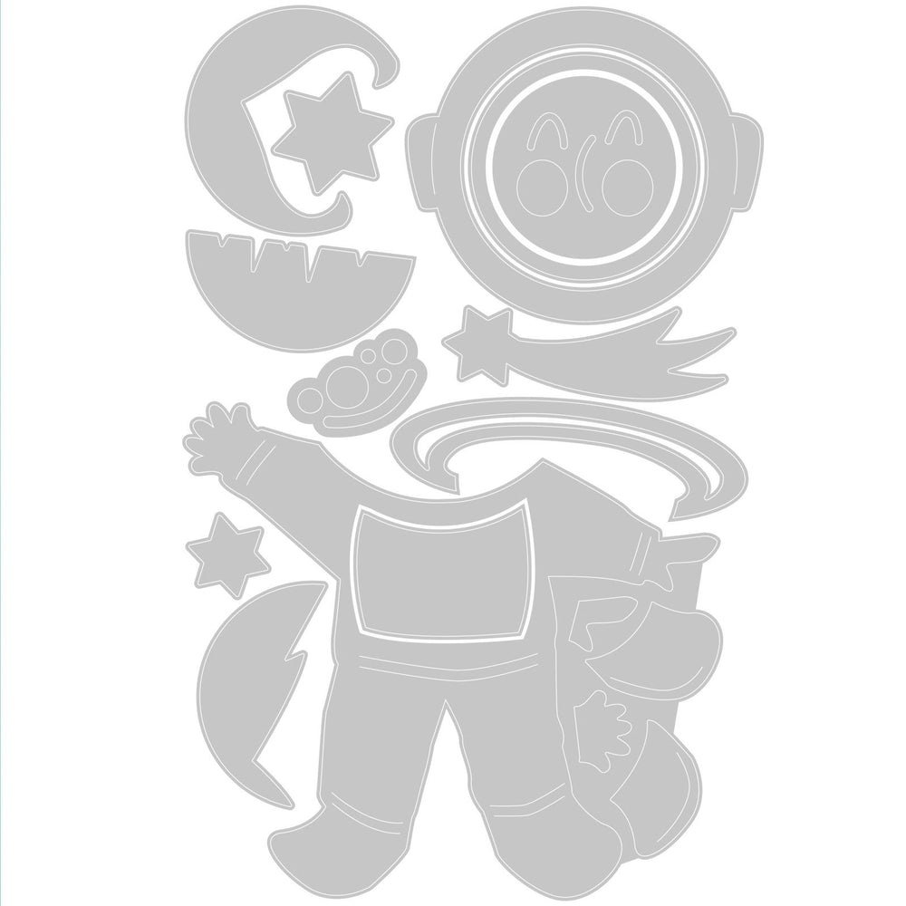 Sizzix • thinlits die set astronaut