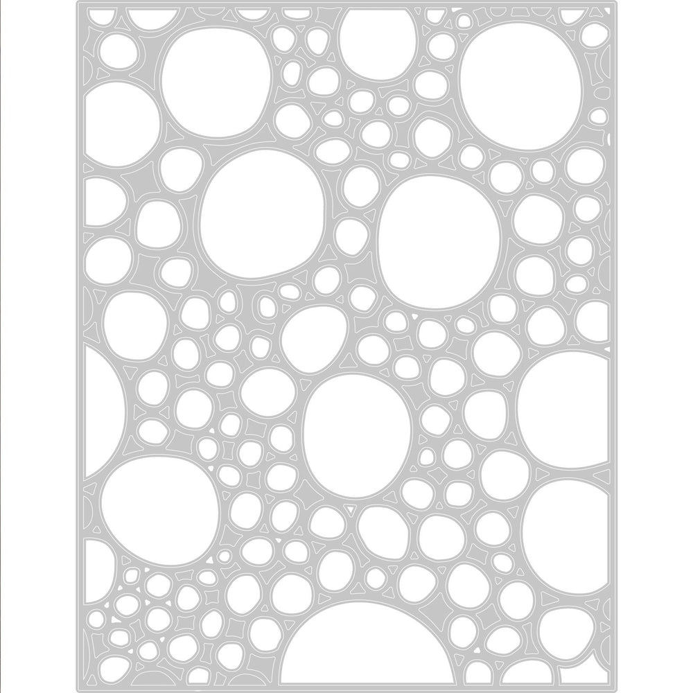 Sizzix • tim holtz thinlits die bubbling