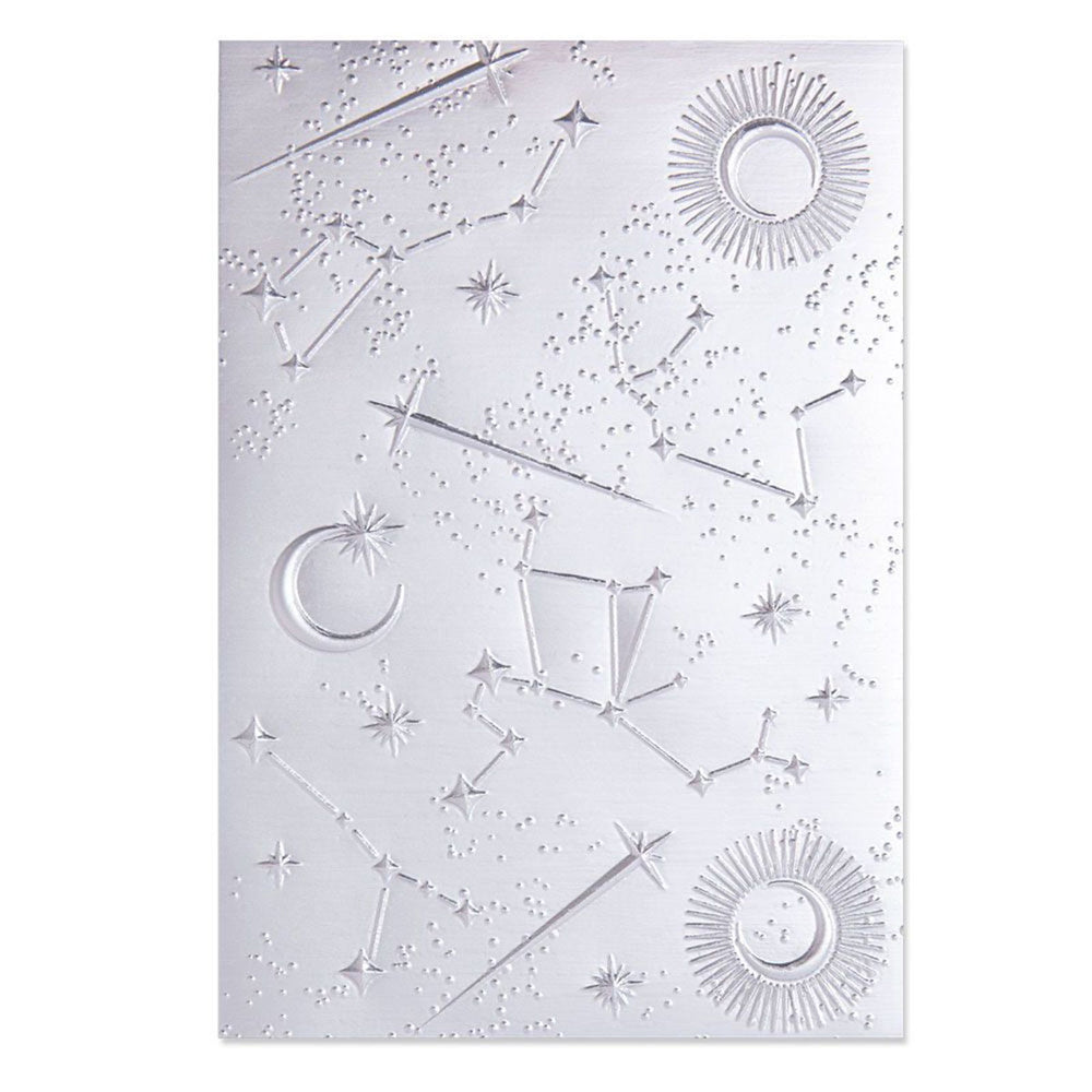 Sizzix • 3-d textured impressions embossing folder starscape