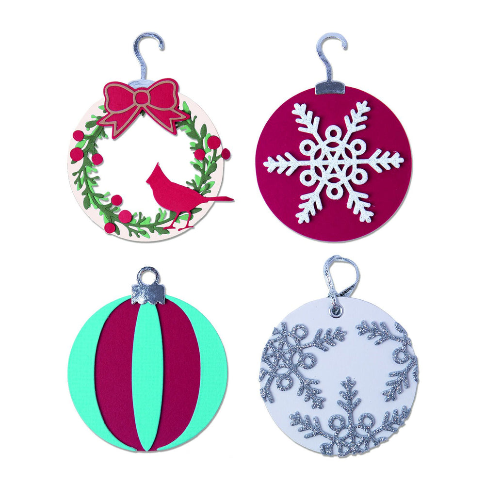Sizzix • thinlits die set wreath snowflake