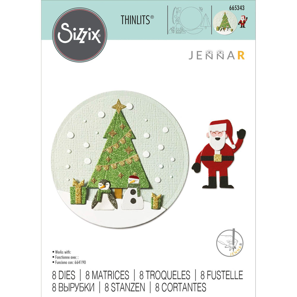 Sizzix • thinlits die set snowdome