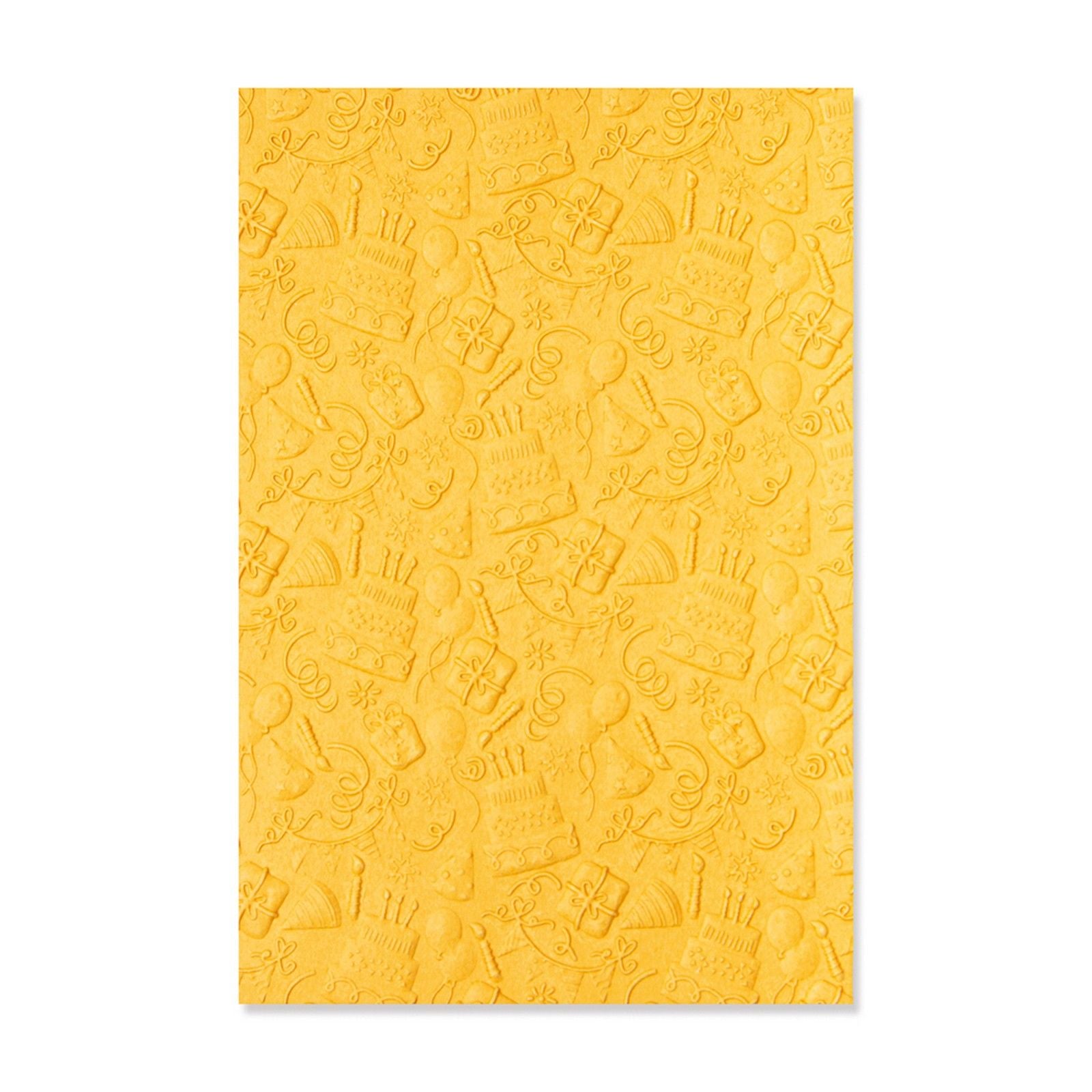 Sizzix • 3-d textured impressions embossing folder celebrate