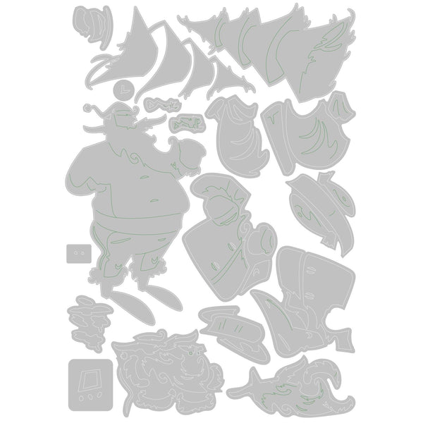 Sizzix • tim holtz thinlits die set woodland santa colorize 18pcs