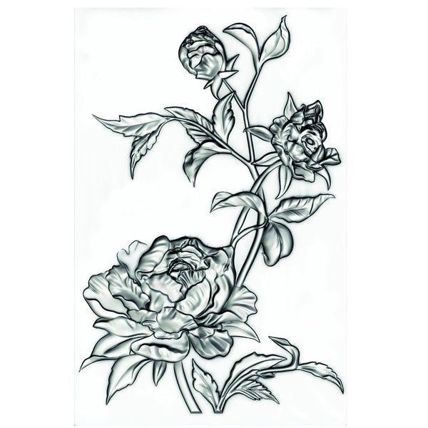 Sizzix • tim holtz 3-d texture fades embossing folder mini roses