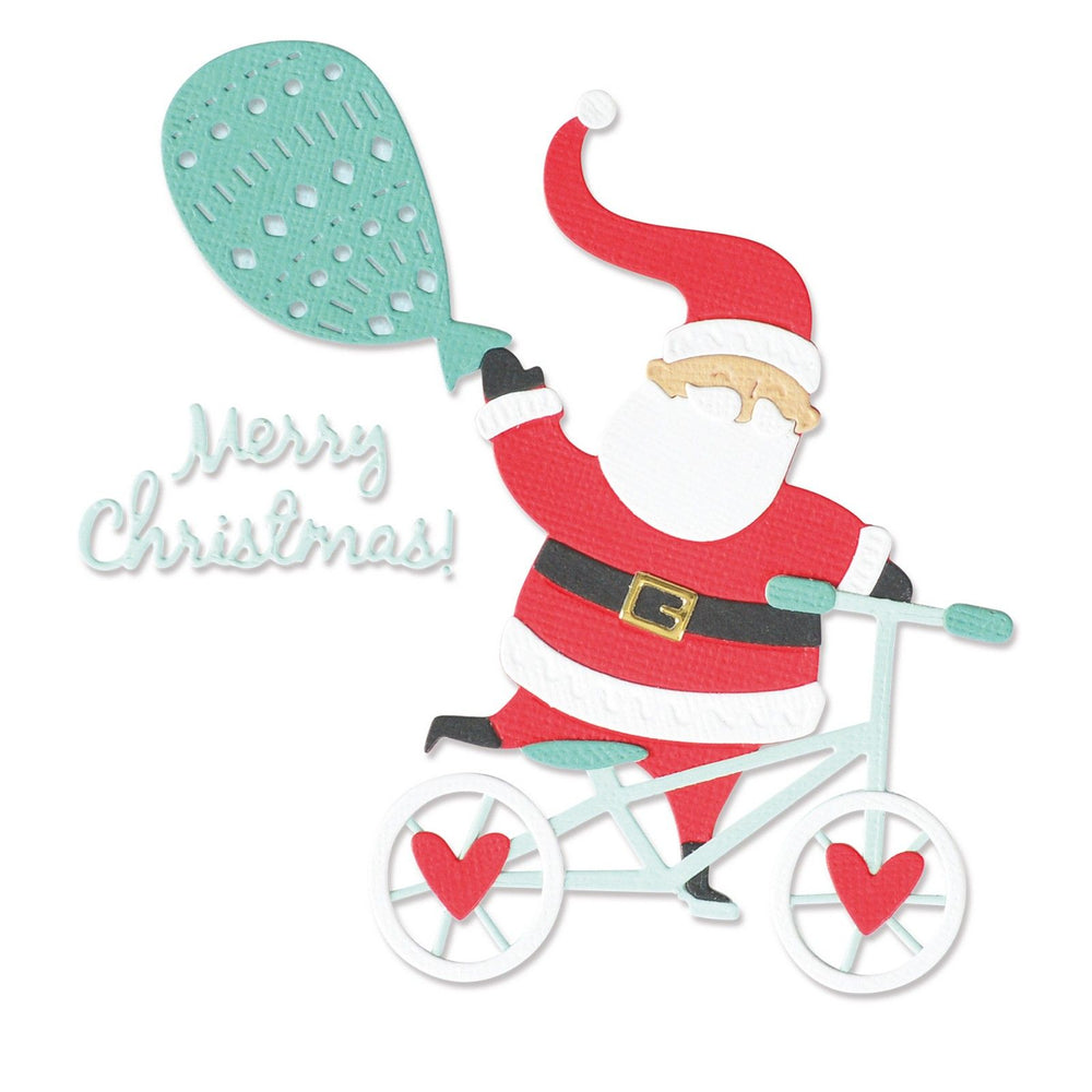 Sizzix • thinlits snijmallen santa's bike