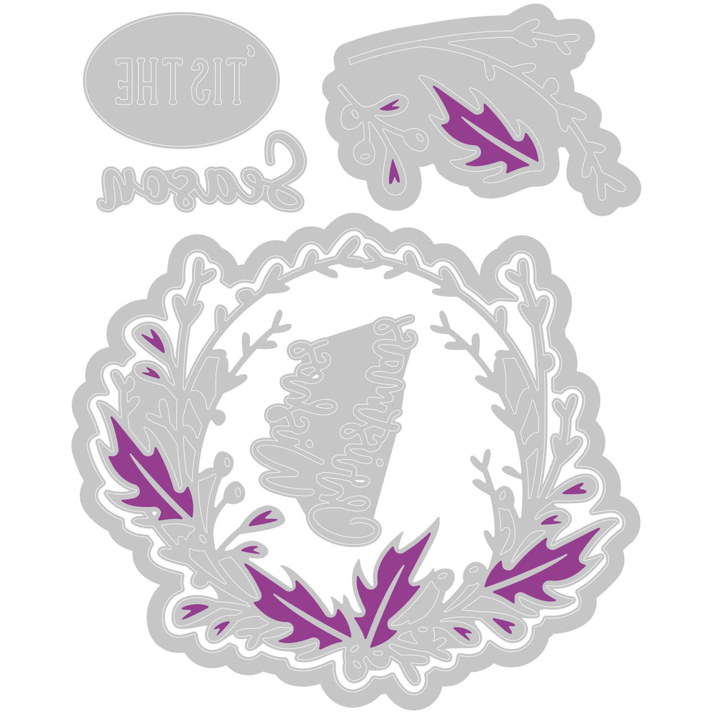 Sizzix • thinlits snijmallen detailed wreath