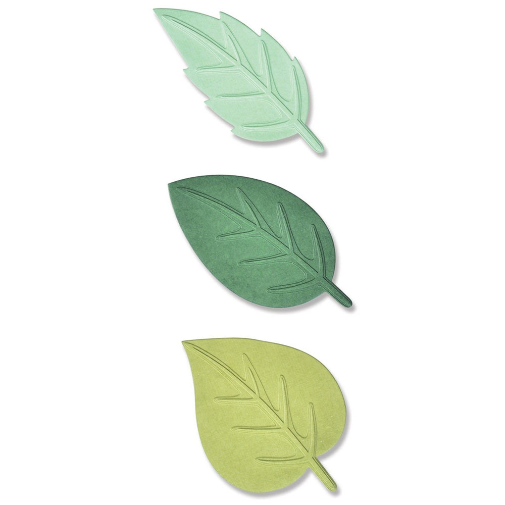 Sizzix • switchlits embossing folder spring leaves