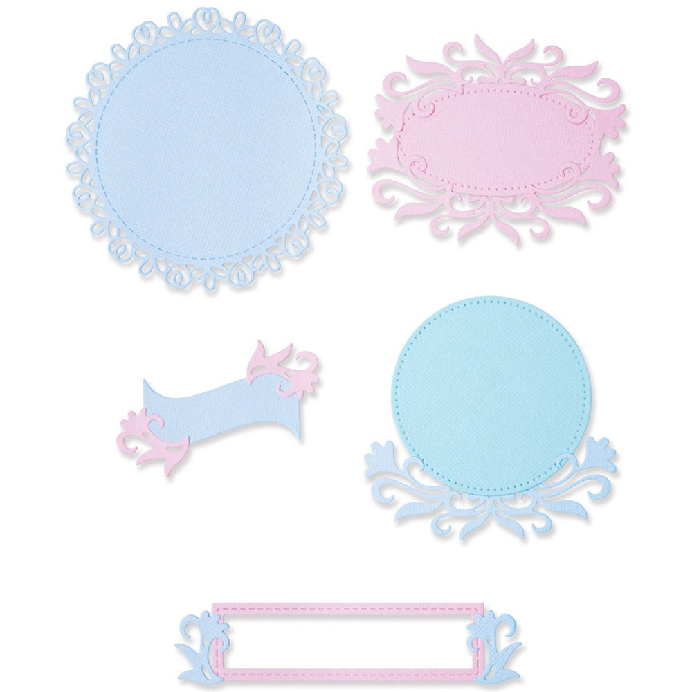 Sizzix • thinlits die set flourish frames
