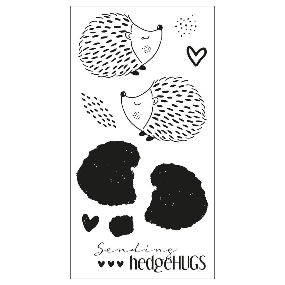 Sizzix • layered clear stamps set hedgehugs 11pieces