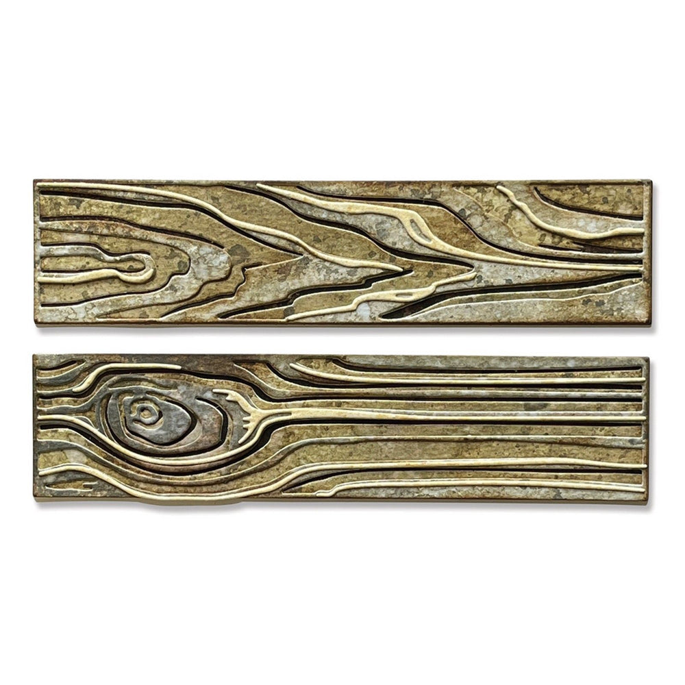 Sizzix • tim holtz thinlits die set woodgrain colorize 7pcs