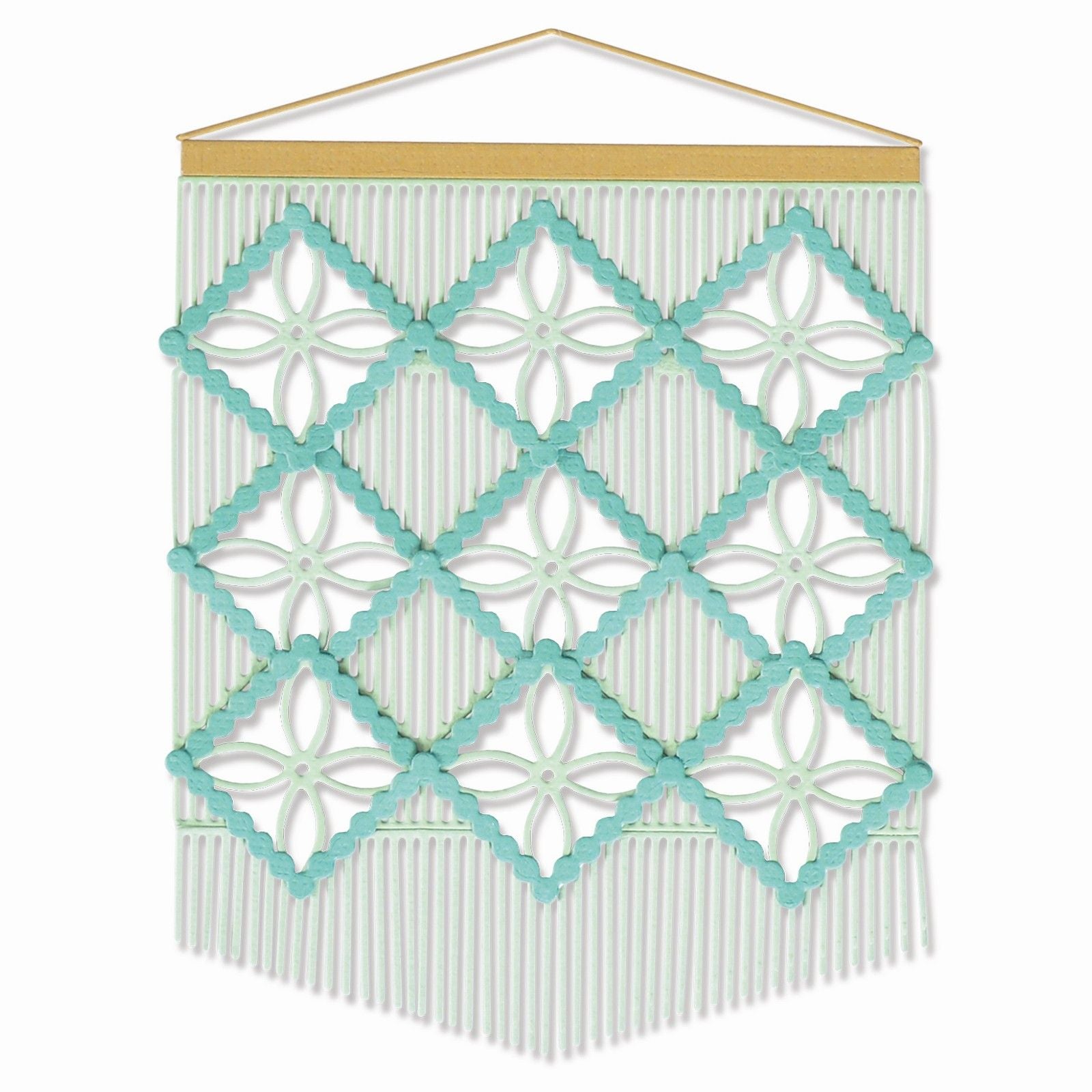 Sizzix • thinlits die set macramé card front 9pieces