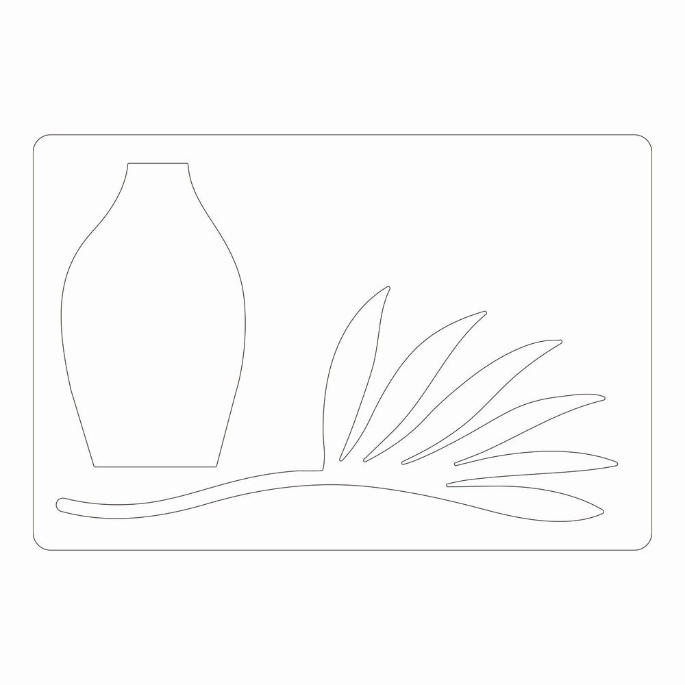 Sizzix • bigz l die vase foliage