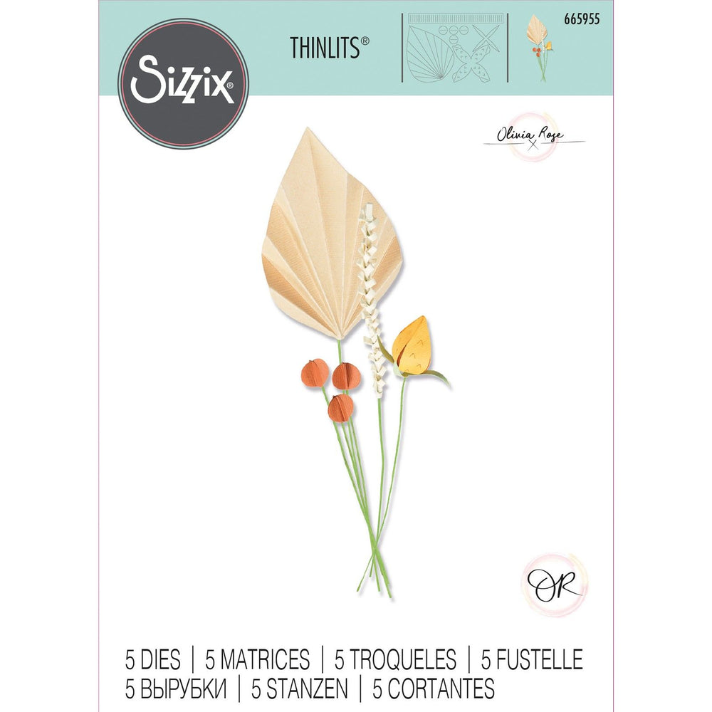 Sizzix • thinlits die set ornamental stems