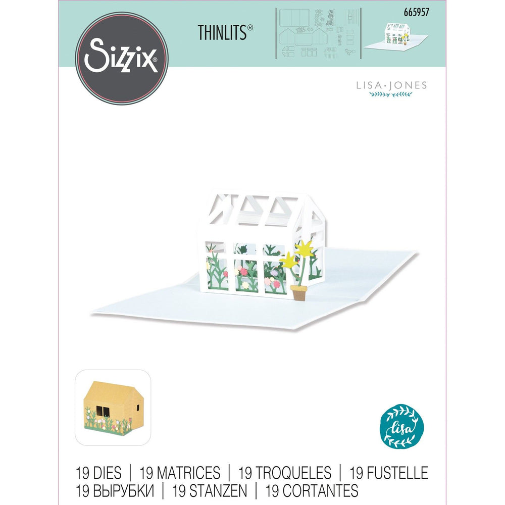 Sizzix • thinlits die set pop-up garden