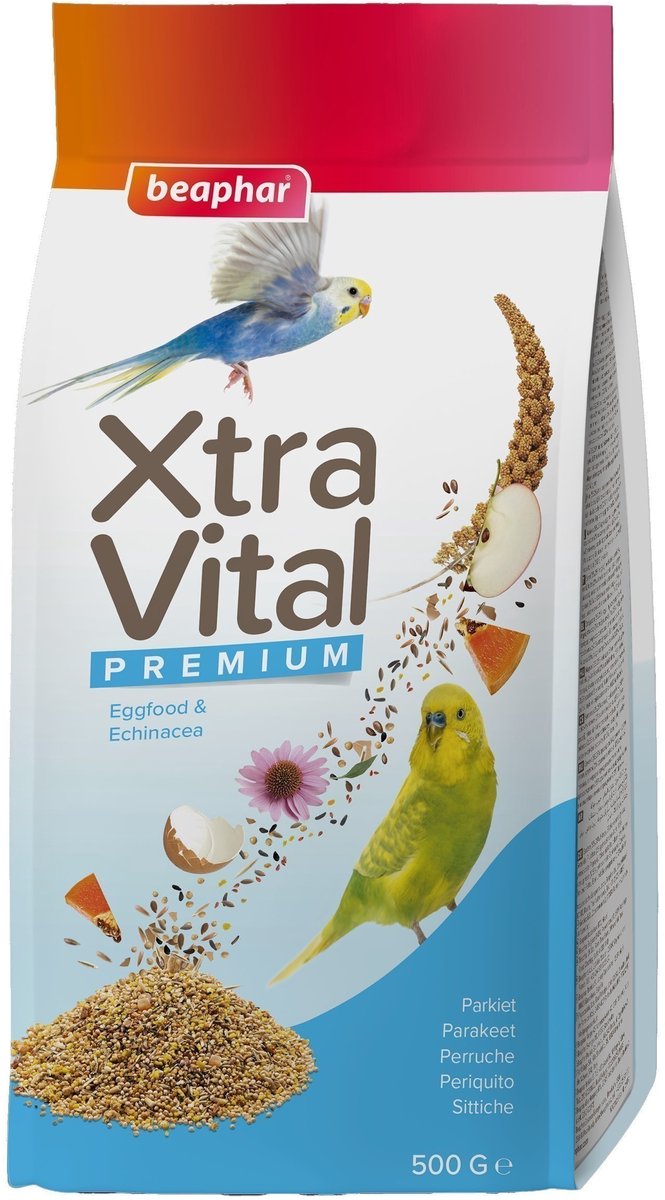 Xtravital xtra vital parkietenvoer - vogelvoer - 500 g