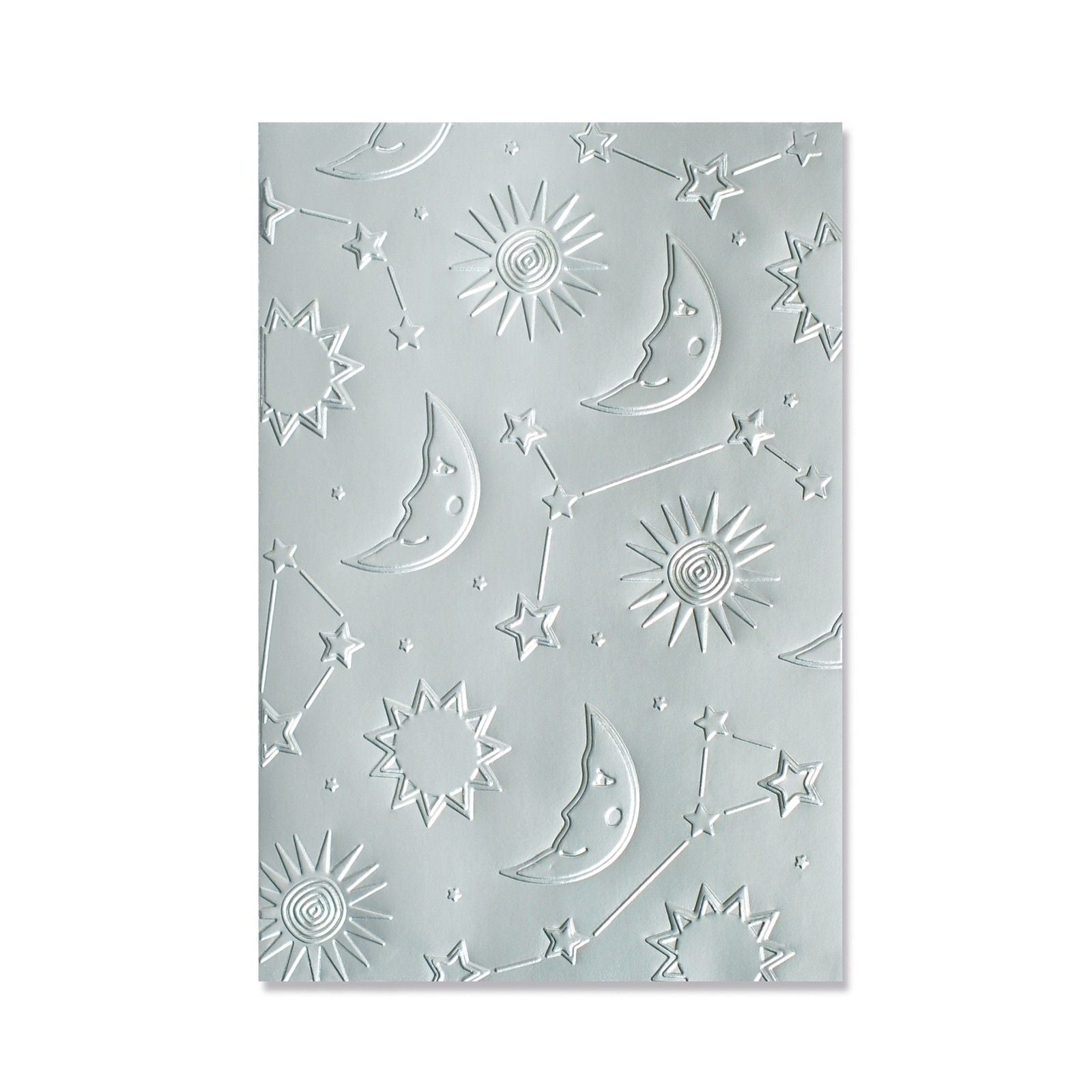 Sizzix • multi-level textured impressions embossing folder moon light