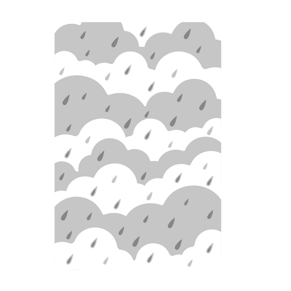 Sizzix • multi-level textured impressions embossing folder rain clouds