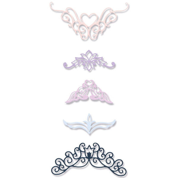 Sizzix • thinlits die set fanciful corners 5stuks