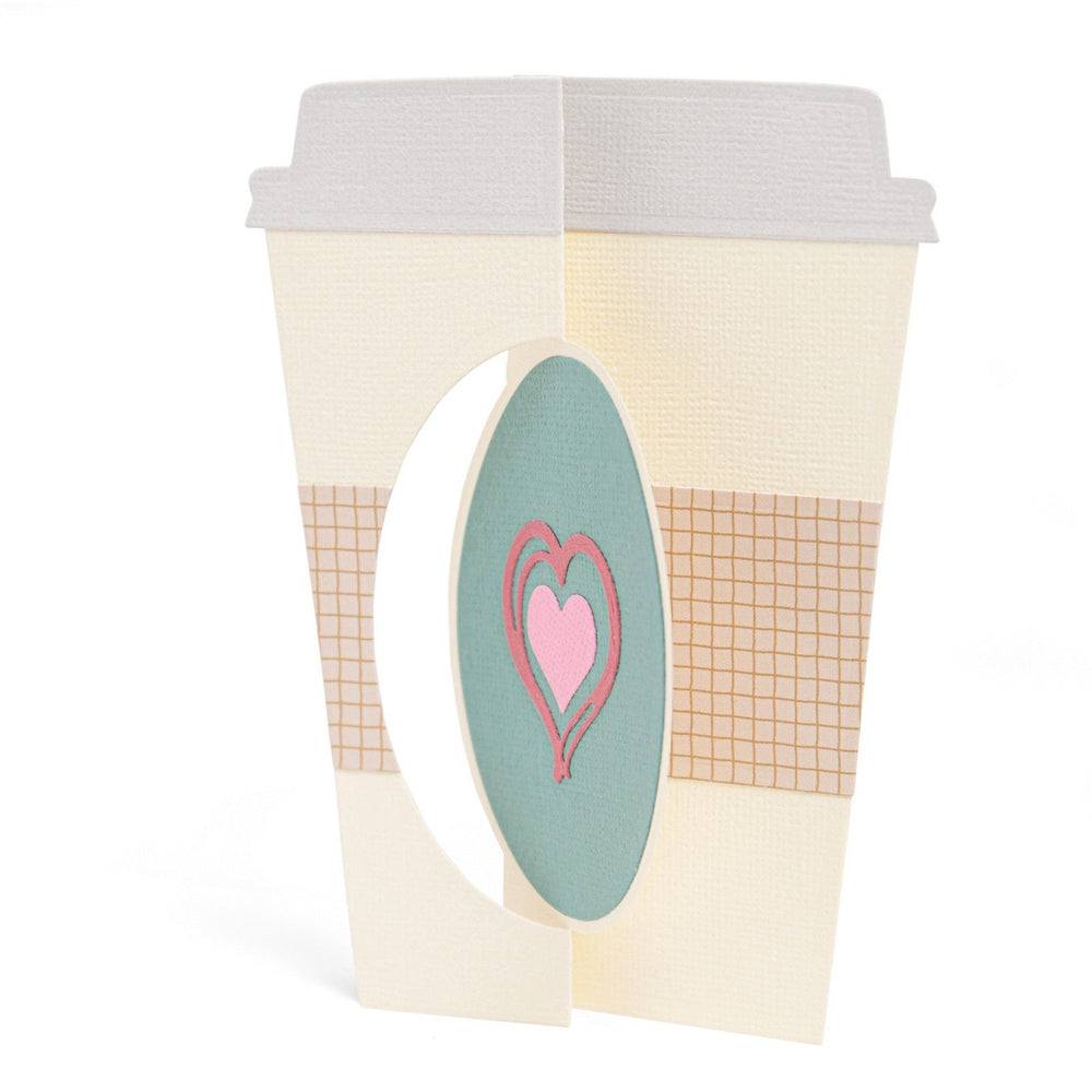 Sizzix • thinlits die set card café 8stuks