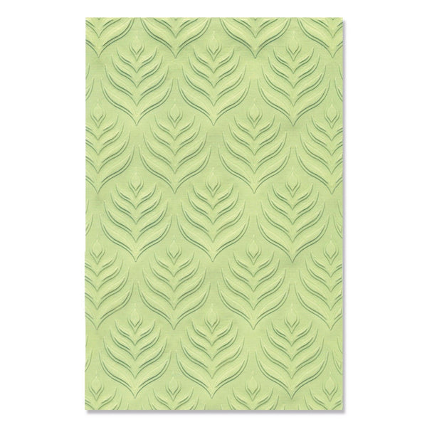 Sizzix • multi-level textured impressions embossing folder palm repeat