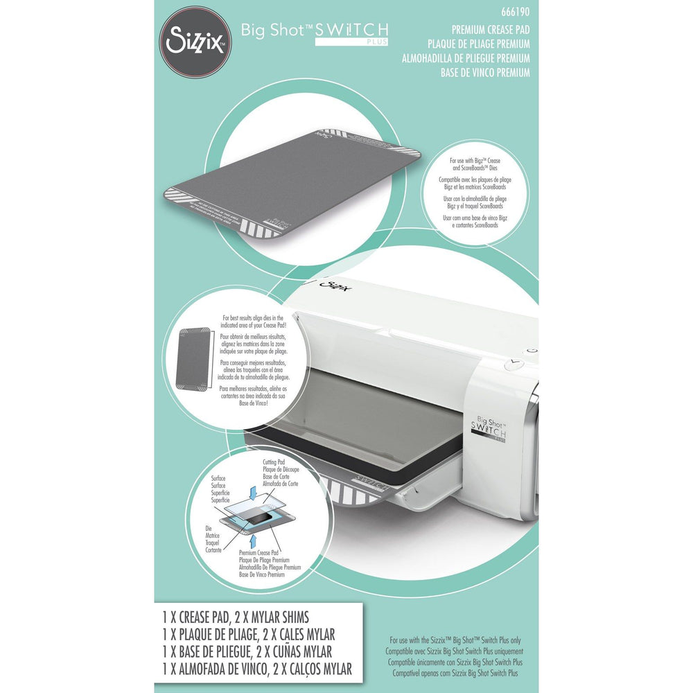 Sizzix • big shot switch plus accessory premium crease pad