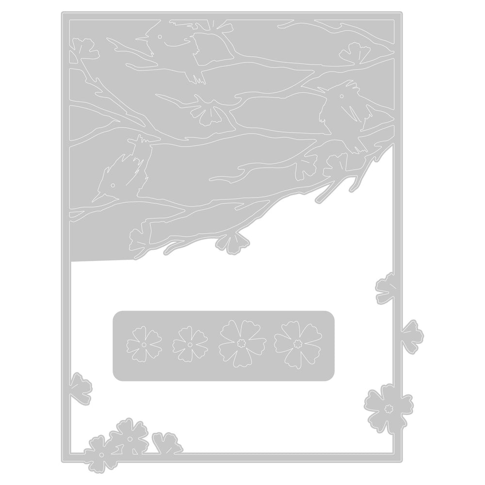 Sizzix • thinlits die set woodland cardfront 2pcs