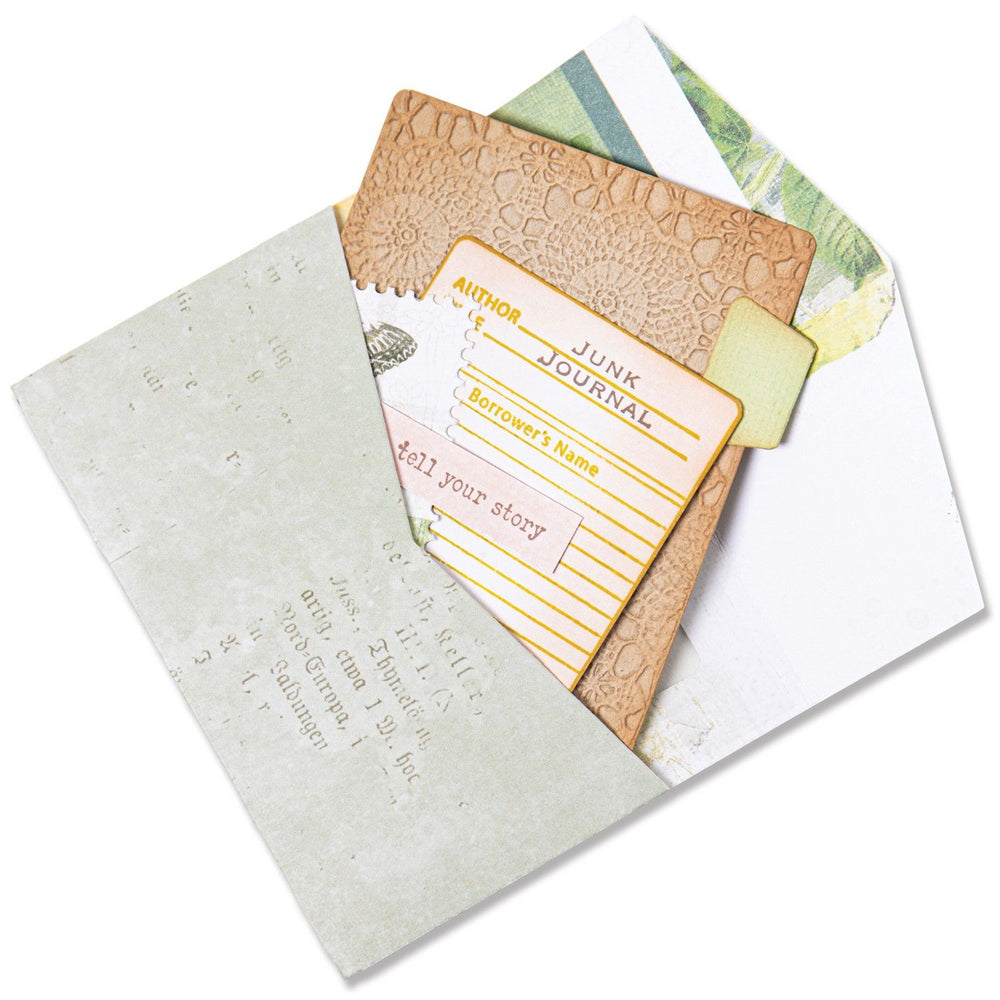 Sizzix • thinlits die set journaling card windows by eileen hull