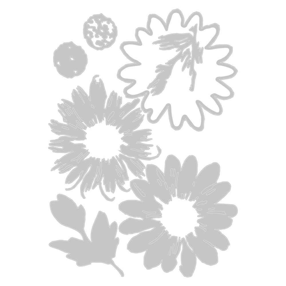 Sizzix • tim holtz thinlits die set blossom 7pcs