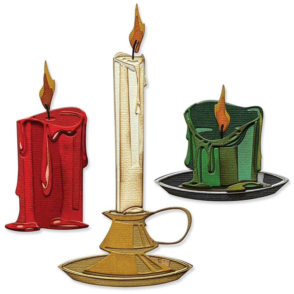 Sizzix • tim holtz thinlits die set candleshop colorize
