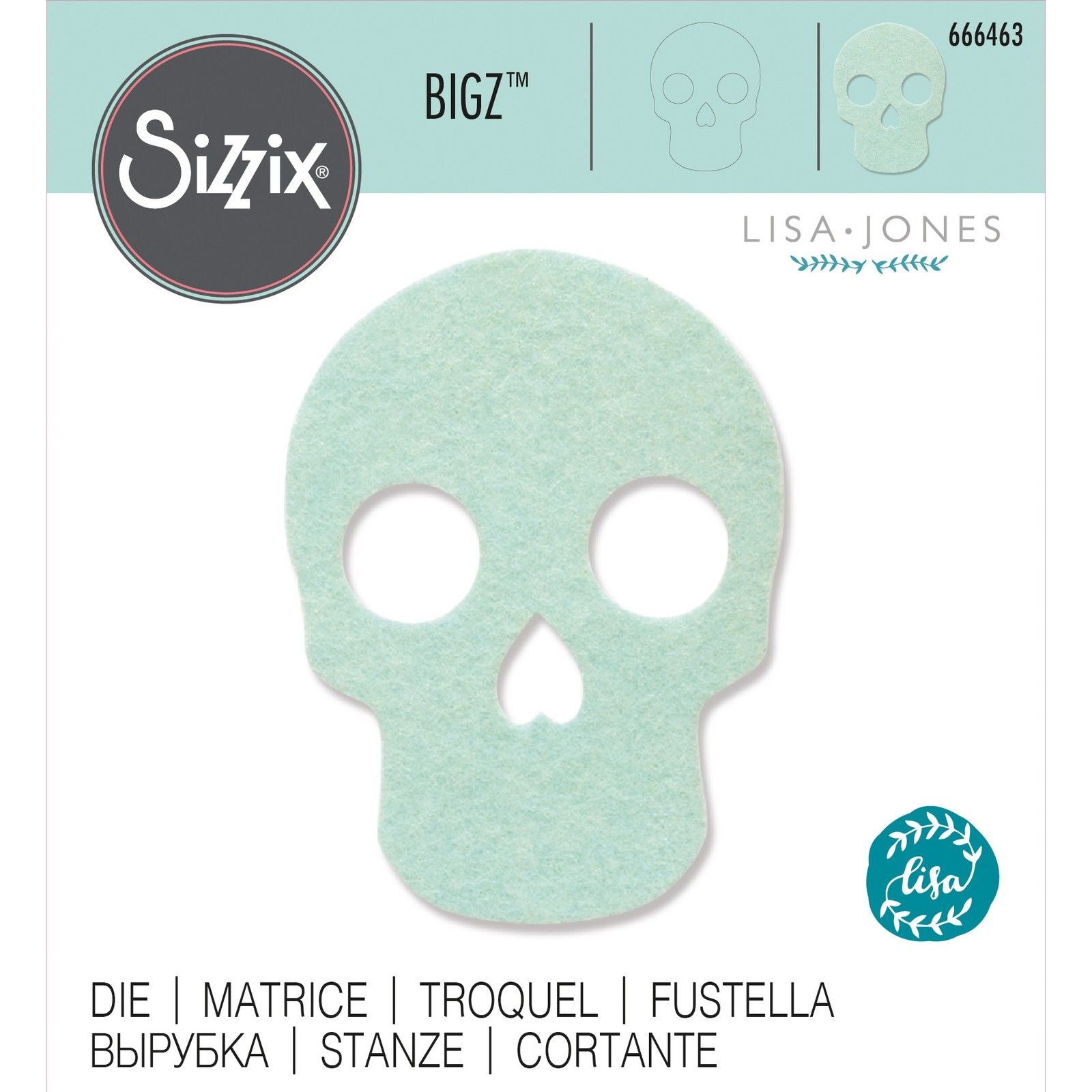 Sizzix • bigz die skull