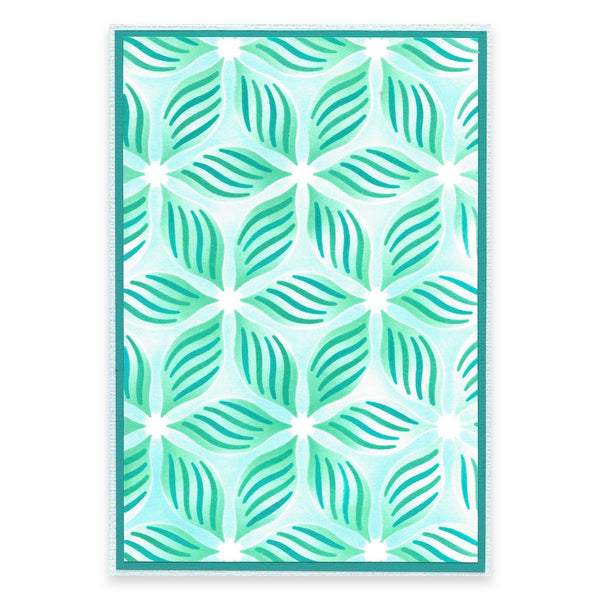 Sizzix • layered stencils a6 defined petals 4pcs