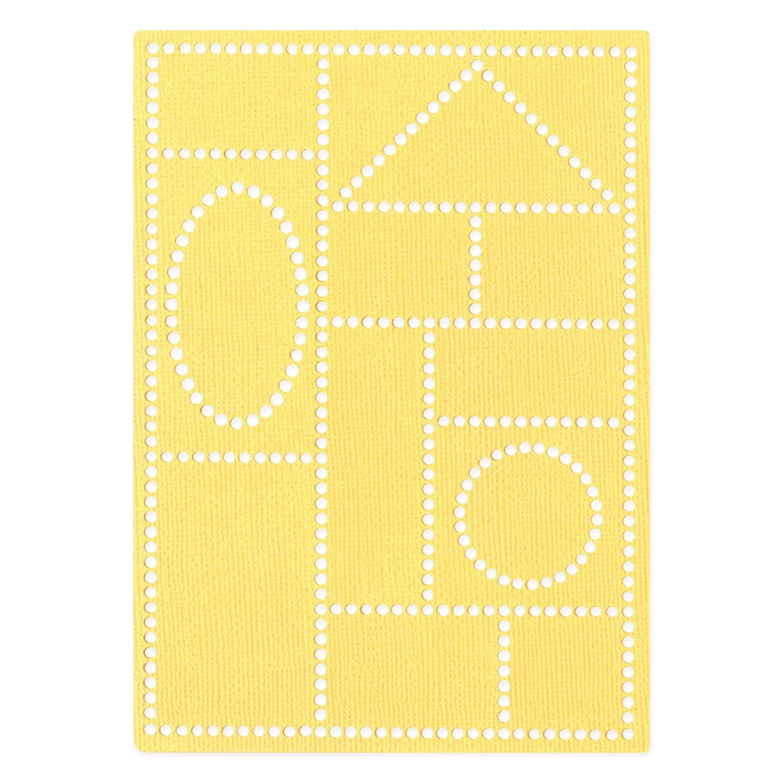 Sizzix • thinlits die set faux postage 2pcs