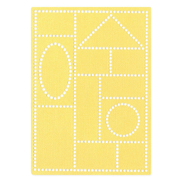 Sizzix • thinlits die set faux postage 2pcs