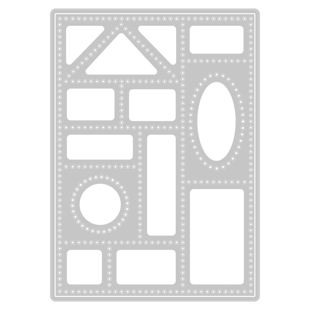 Sizzix • thinlits die set faux postage 2pcs