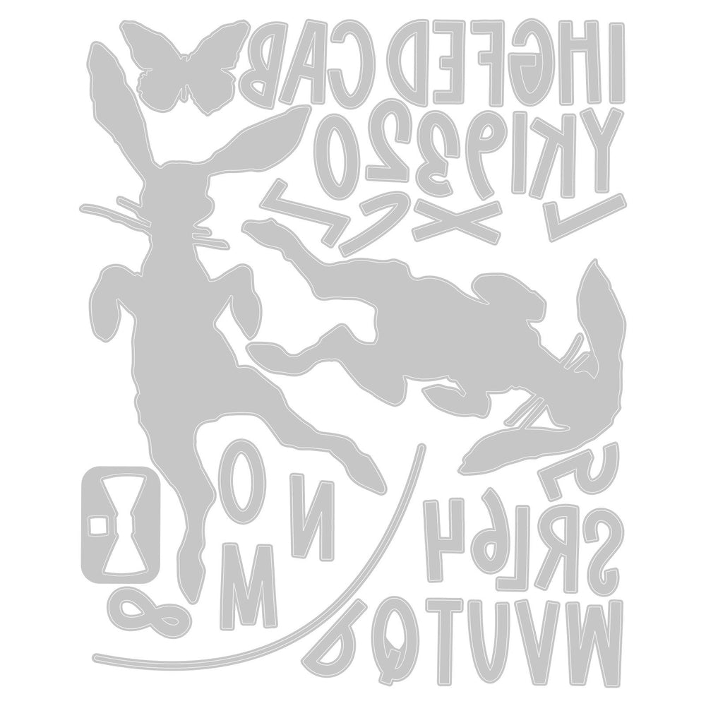 Sizzix • tim holtz thinlits die set vault hippity hop