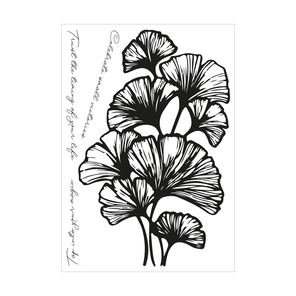 Sizzix • cosmopolitan clear stamp set inspire 4pcs