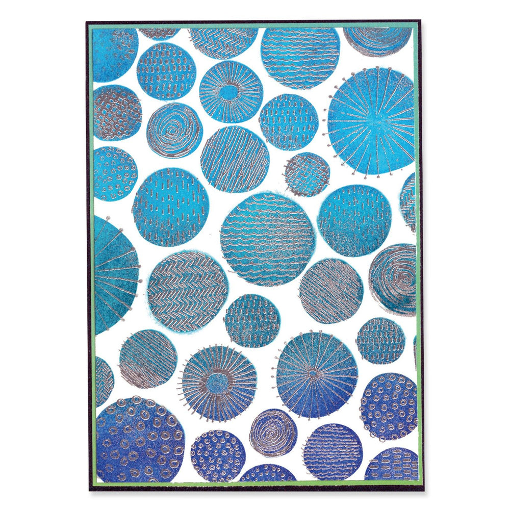 Sizzix • cosmopolitan stencil a5 ecliptic adornment
