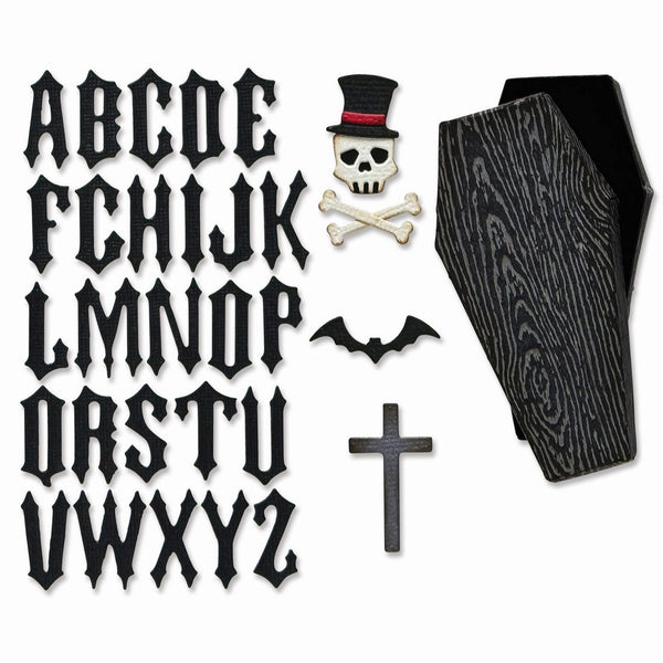 Sizzix • tim holtz thinlits die vault coffin box 3pcs