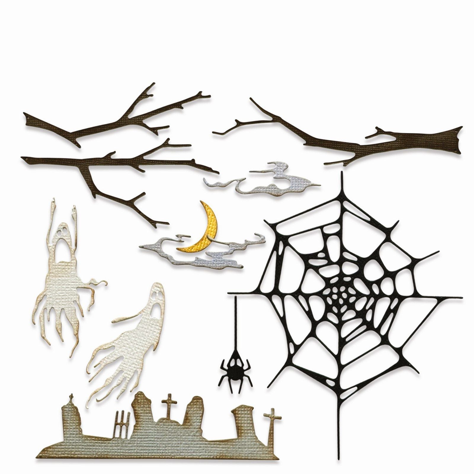Sizzix • tim holtz thinlits die vault fright night 11pcs