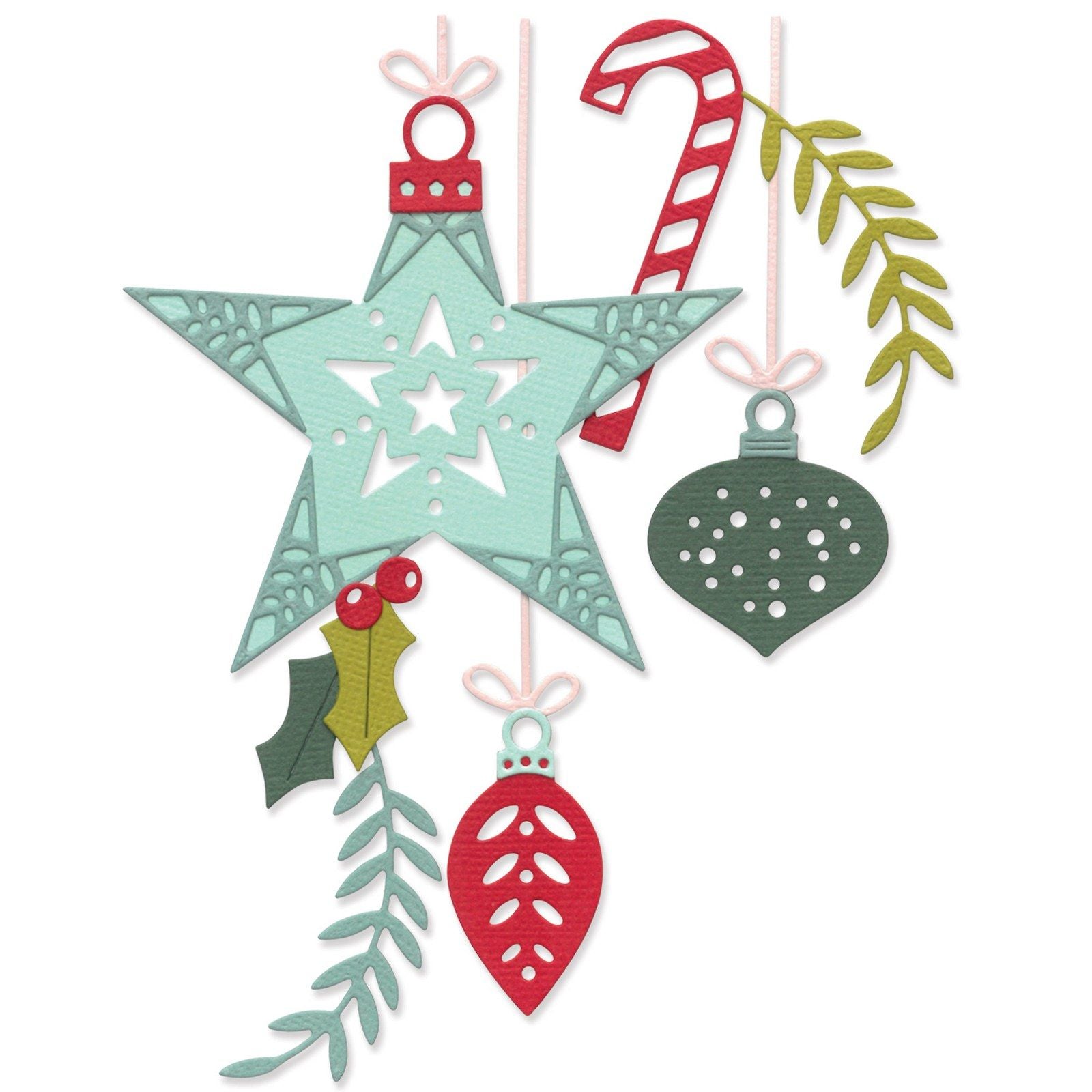 Sizzix • thinlits die set festive decorations 15pcs
